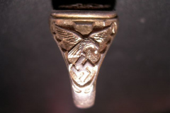 Anello Legione Condor, argento placcato oro